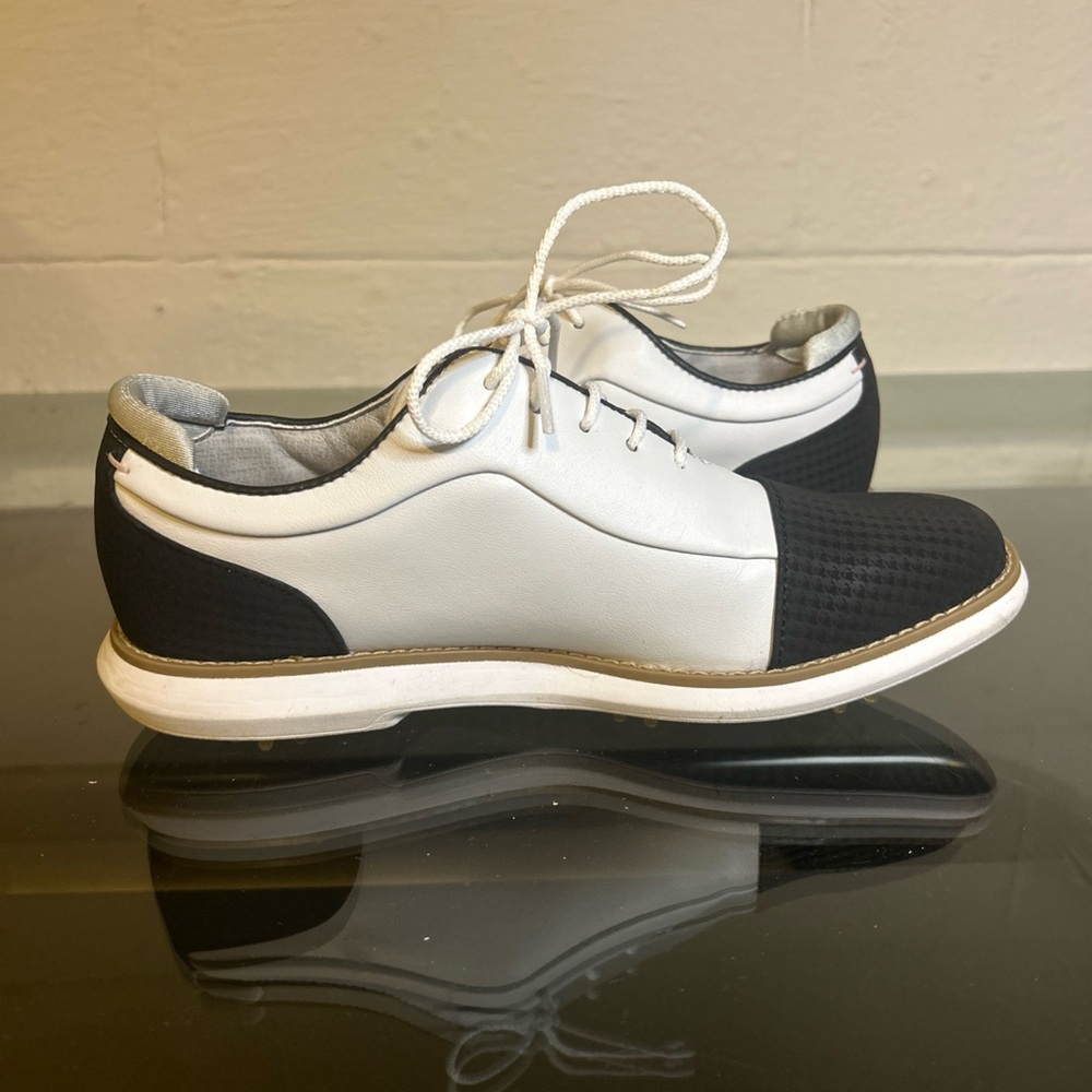 FootJoy White/Black Women's Traditions Golf Shoes
